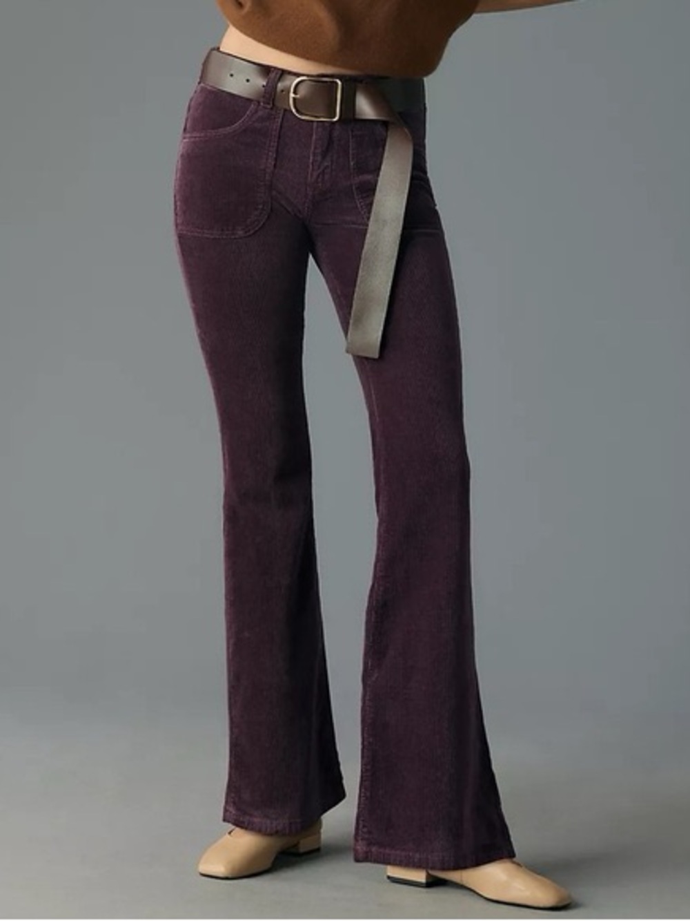 Pilcro THE ICON Corduroy Flare Pants